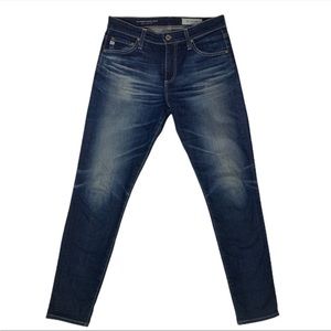 AG ADRIANO GOLDSCHMIED  Farrah - High Rise Skinny Ankle Denim Jean, SZ 28R